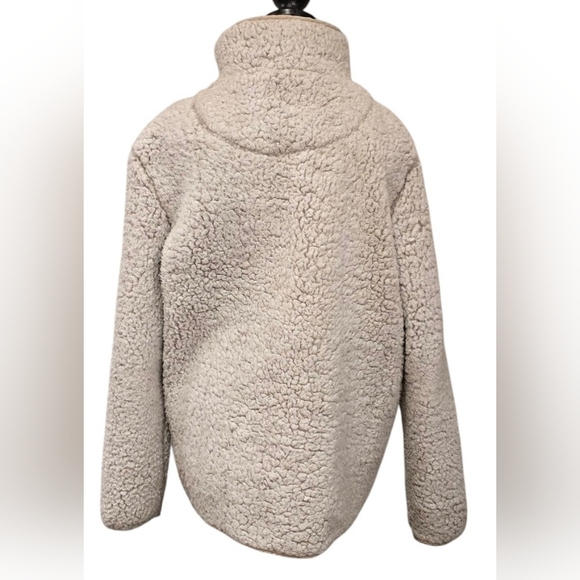 THREAD & SUPPLY IVORY WUBBY SHERPA JACKET - Picture 2 of 6